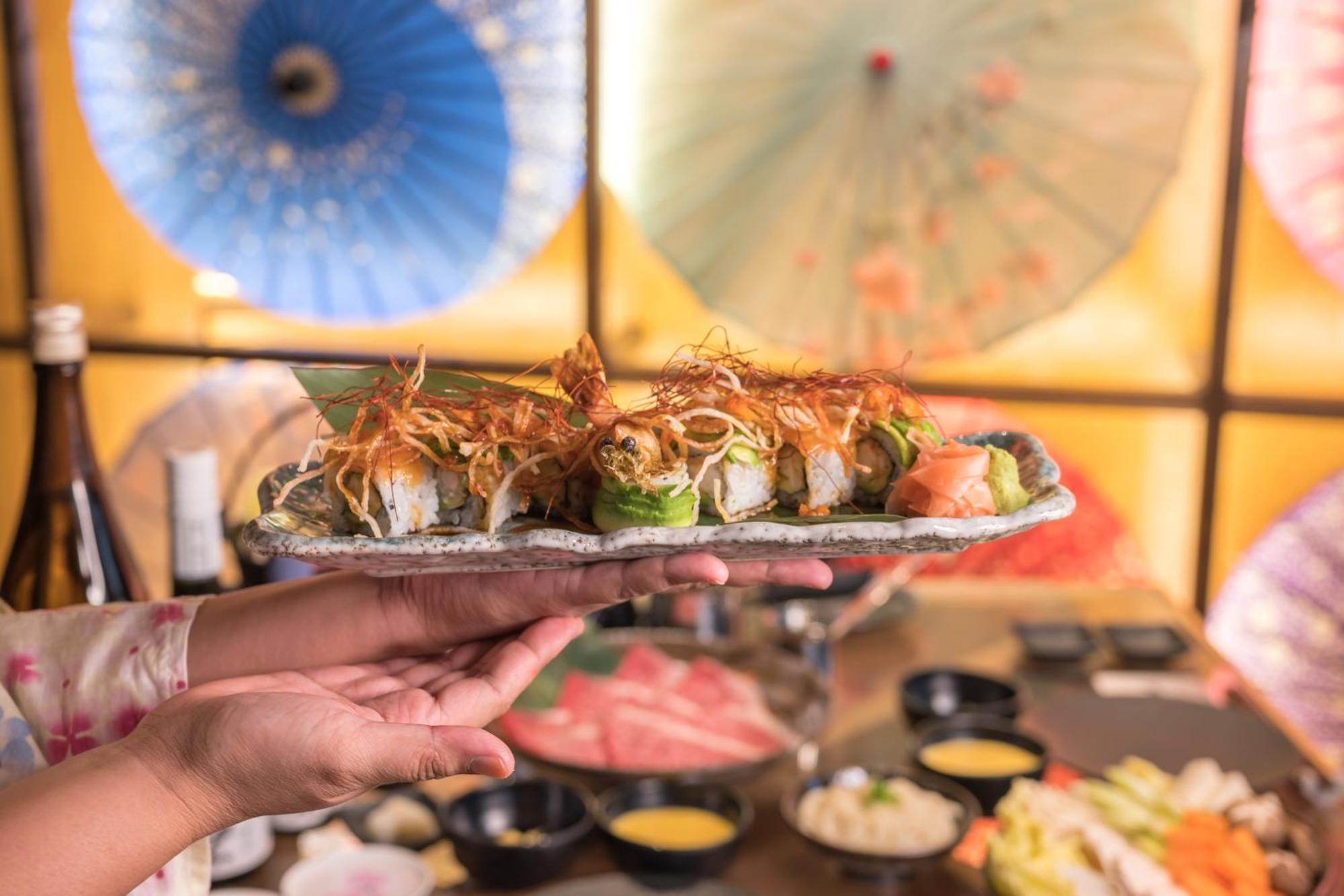 Stella Di Mare Dubai Marina Hotel Esterno foto Sushi
