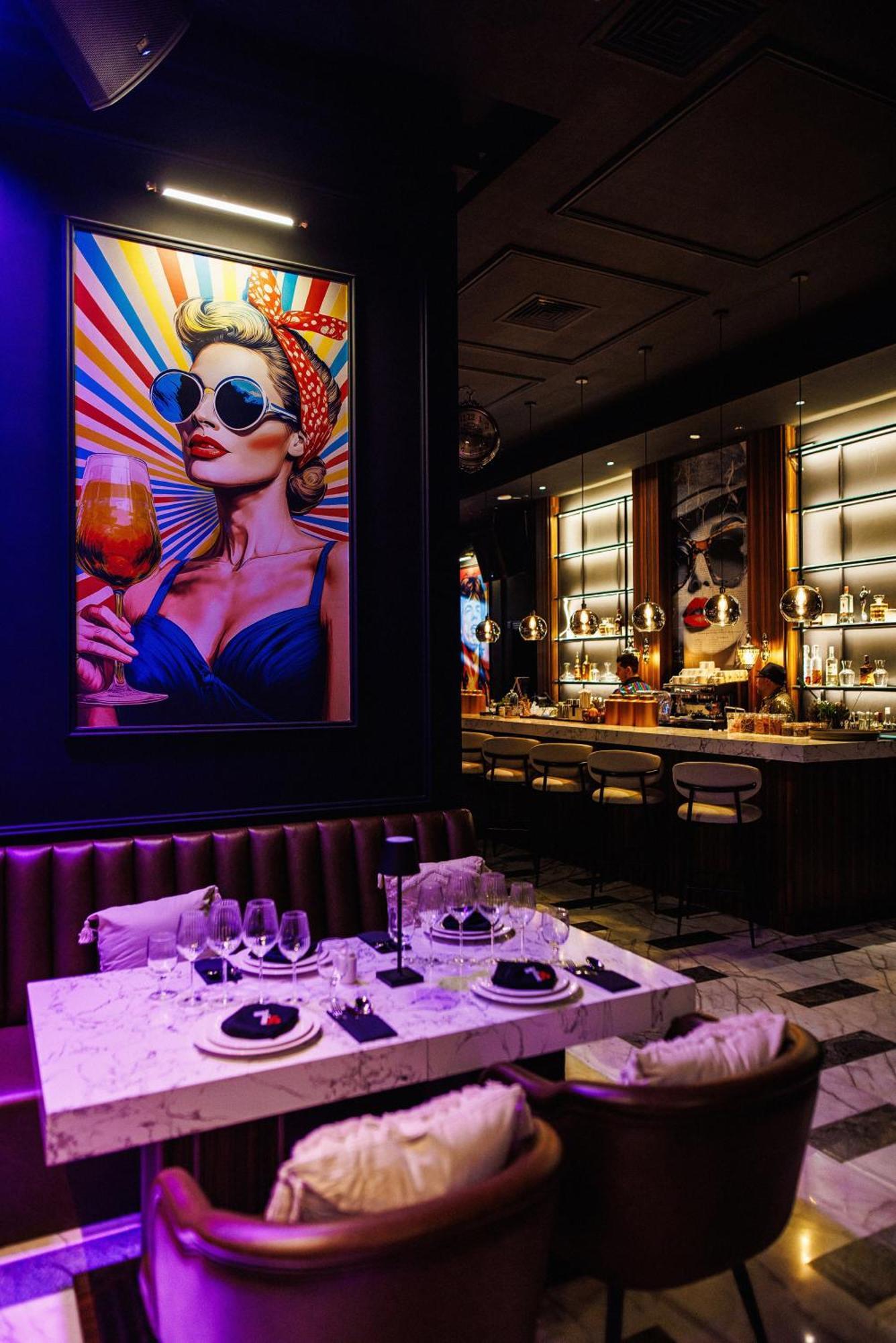 Stella Di Mare Dubai Marina Hotel Esterno foto Interior of the restaurant