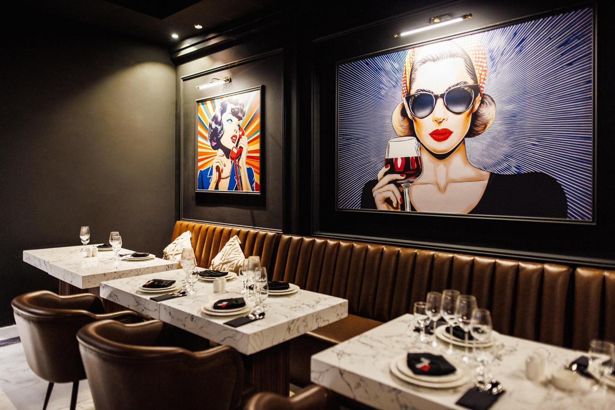Stella Di Mare Dubai Marina Hotel Esterno foto Interior of the restaurant